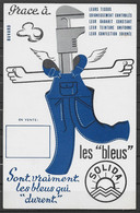 ANCIEN BUVARD VETEMENTS LES BLEUS SOLIDA - V