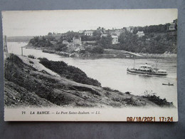 CPA 22 Côte D'Armor LA RANCE Plouër Sur Rance - Le Port Saint Hubert  - Bateau Vedette  Vers 1910 - Plouër-sur-Rance