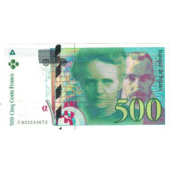 France, 500 Francs, Pierre Et Marie Curie, 1995, BRUNEEL, BONARDIN, VIGIER, SPL - 500 F 1994-2000 ''Pierre Et Marie Curie''