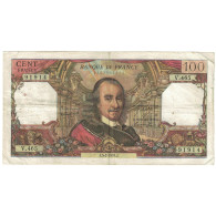 France, 100 Francs, 1970, 1970-02-05, B, Fayette:65.30, KM:149c - 100 F 1964-1979 ''Corneille''