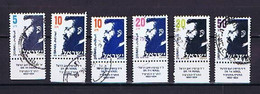 Israel 1986: Mi.-Nr. 1019-1023 Used / Gestempelt With TABs (see Description) - Gebraucht (mit Tabs)