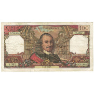 France, 100 Francs, 1968, 1968-09-05, B, Fayette:65.26, KM:149c - 100 F 1964-1979 ''Corneille''