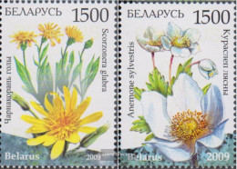 Weißrussland 769-770 (complete Issue) Unmounted Mint / Never Hinged 2009 Affected Flora - Bielorussia