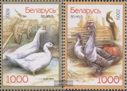 Weißrussland 766-767 (complete Issue) Unmounted Mint / Never Hinged 2009 Poultry - Bielorussia