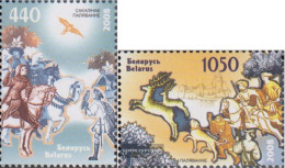 Weißrussland 699-700 (complete Issue) Unmounted Mint / Never Hinged 2008 History The Hunting - Bielorussia