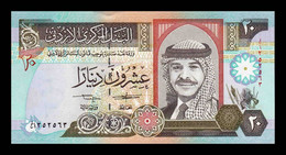 Jordania Jordan 20 Dinars King Hussein II 1992 Pick 27 SC UNC - Jordan