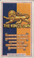 1 Kings Own Royal  Regt   - Army Badges 1939 - Gallaher Cigarette Card - Original - Military - Gallaher