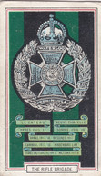 15 The Rifle Brigade  - Army Badges 1939 - Gallaher Cigarette Card - Original - Military - Gallaher