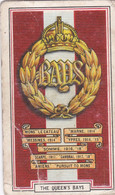 48 The Queens Bays - Army Badges 1939 - Gallaher Cigarette Card - Original - Military - Gallaher