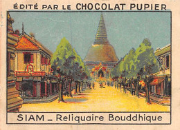 PIE-FO-21-2700 :  SIAM. RELIQUAIRE BOUDDHIQUE. EDITION DU CHOCOLAT PUPIER. - Thaïlande