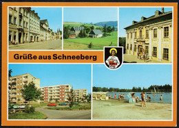 F3944 - TOP Schneeberg Neubauten - Bild Und Heimat Reichenbach Qualitätskarte - Schneeberg