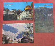 Lot Of 3 Cards  Aerial Tramway     Palm Springs California > Palm Springs    Ref 5165 - Palm Springs