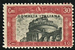 SOMALIA 1929 MILIZIA II 30 C. + 10 C. ** MNH - Somalië