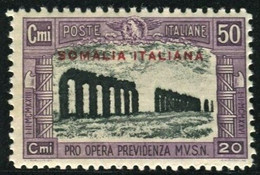 SOMALIA 1929 MILIZIA II 50 C. + 20 C. ** MNH - Somalia
