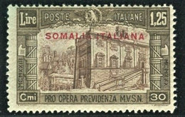 SOMALIA 1930 MILIZIA III 1,25 + 30 C. ** MNH - Somalia