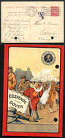 Belgique Carte Paquebot SBLP #15a Mi.P15/01 Gand à Allemagne 1922 Cat. 10,00 € - Tarjetas Transatlánticos