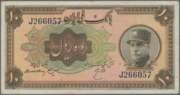 Iran: Bank Melli Iran 10 Rials SH1313 (1934), Signature At Left In Latin Handwriting And Farsi, P.25 - Iran