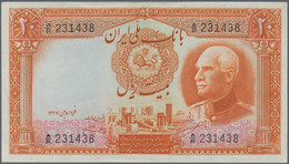 Iran: Bank Melli Iran 20 Rials SH1317 (1938) With Western Serial Numbers, P.34Aa, Great Original Sha - Iran