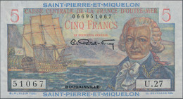 Saint Pierre & Miquelon: 5 Francs ND(1950), P.22 In Perfect UNC Condition. - Other & Unclassified