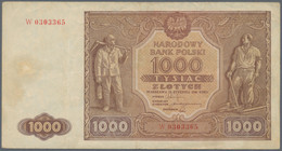 Poland / Polen: Mappe Mit 146 Philatelistischen Belegen, Briefmarken, HWP Und Banknoten Polen, Dabei - Poland