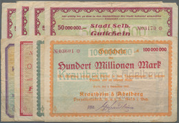 Deutschland - Notgeld - Bayern: Selb, Stadt, 4 X 50 Mio. Mark, Je 2 X 28.9.1923 Und 5.10.1923; Bank - [11] Local Banknote Issues