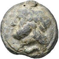 Anonym: Anonym, Æ-Semis, 225/217 V. Chr., Rom, Saturnkopf/Pora; 117,2 G, Albert 92, Crawford 35/2, S - Republic (280 BC To 27 BC)