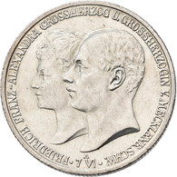 Mecklenburg-Schwerin: Friedrich Franz IV. 1897-1918: 2 Mark 1904, Zur Hochzeit Mit Alexandra. Jaeger - Taler & Doppeltaler