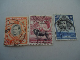 KENYA  UGANDA TANGANYIKA  USED STAMPS     ANIMALS   POSTMARK - Kenya (1963-...)