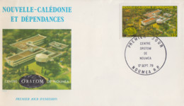 Enveloppe  FDC  1er Jour   NOUVELLE   CALEDONIE   Centre  ORSTOM   De  NOUMEA   1979 - FDC