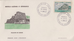 Enveloppe  FDC  1er Jour   NOUVELLE CALEDONIE    Falaise   De   LEKINE   1967 - FDC