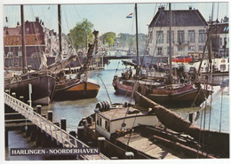 Harlingen - Noorderhaven - Skutsjes/Tjalken - (Friesland, Nederland) - Nr. HAN 16 - Harlingen