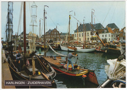 Harlingen - Zuiderhaven - Skutsjes/Tjalken - (Friesland, Nederland) - Nr. HAN 19 - Harlingen