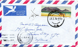 AFRIQUE DU SUD. N°335 De 1975 Sur Enveloppe Ayant Circulé. Montagne Table à Tafelberg.. - Montagnes