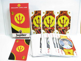 UN JEU DE 55 CARTES JUPILER  LES DIABLES ROUGES MONDIAL 2014 (3 JOKERS) - 54 Karten