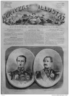 Vice-amiral Jurien De La Gravière - Général De Division Forey, Commandant L'expédition Du Mexique - Page Original 1862 - Historical Documents
