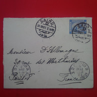 LETTRE LE CAIRE POUR PARIS 1906 - 1866-1914 Khedivaat Egypte