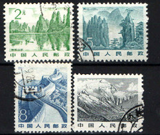 CINA - REPUBBLICA POPOLARE - 1981 - MONTI E PAESAGGI CINESI - USATI - Used Stamps