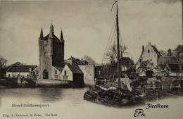 Zierikzee // Noord - Zuidhavenpoort (schip) 1902 - Zierikzee