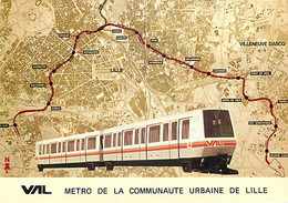 METRO DE LA COMMUNAUTE URBAINE DE LILLE - Métro