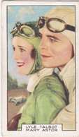 16 Mary Astor & Lyle Talbot  - Film Partners 1936 - Gallaher Cigarette Card - Original- Movies - Cinema - Gallaher