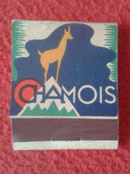 CAJA DE CERILLAS FÓSFOROS MATCHBOX BOÎTE D'ALLUMETTES CARTERITA CHAMOIS SEITA MONTAÑA SUISSE ? FRANCE ? CABRA? CIERVO ? - Zündholzschachteln