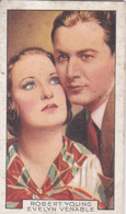 40 Robert Ypoung & Evelyn Venables  - Film Partners 1936 - Gallaher Cigarette Card - Original- Movies - Cinema - Gallaher