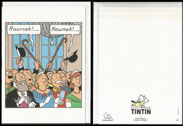 Tintin/Kuifje,  Dupont & Dupond, Les Dupondt - Carte Postal - Postcard - D'après  Le Sceptre D'Ottokar - Sous Blister - Philabédés (comics)