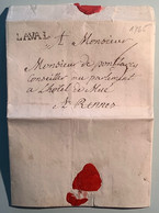 1765 Lettre LAVAL 51 Autographe Plessis D‘ Argentré évêque Limoges Député Versailles(France Révolution Rennes Châlus 87 - 1701-1800: Vorläufer XVIII