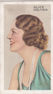 20 Alice Delysia  -  Stars Of Screen & Stage 1935  - Gallaher Cigarette Card - Original- Film - Cinema - Gallaher