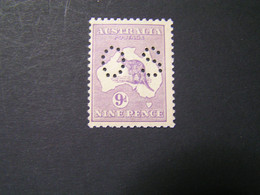 AUSTRALIA 1913-33 SMALL OS 9 D Violet No 28S  MNH.. - Nuovi