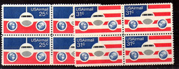 Estados Unidos Bloque De Cuatro Aéreo Nº Yvert 83/84 ** - 3b. 1961-... Unused