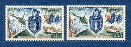 ⭐ France - Variété - YT N° 1622 - Couleurs - Pétouilles - Neuf Sans Charnière - 1970 ⭐ - Unused Stamps