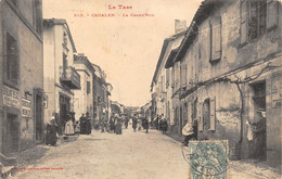 TARN  81  CADALEN  LA GRAND'RUE - Cadalen