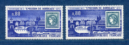 ⭐ France - Variété - YT N° 1659 - Couleurs - Pétouilles - Neuf Sans Charnière - 1970 ⭐ - Unused Stamps